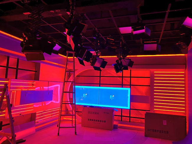 邵陽(yáng)雙清電視臺(tái)演播室